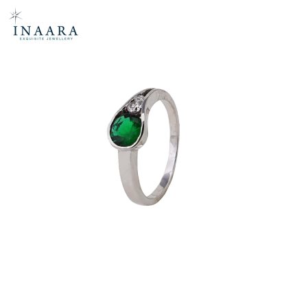 Synthetic Emerald Ring 1