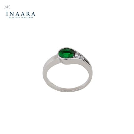 Synthetic Emerald Ring