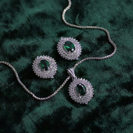 Green Glamour Pendant Set 2
