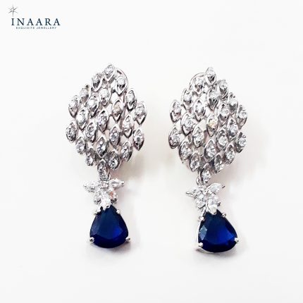 Earrings – Synthetic Blue Drop