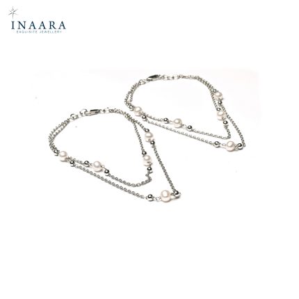 Delicate Pearl Anklet 1