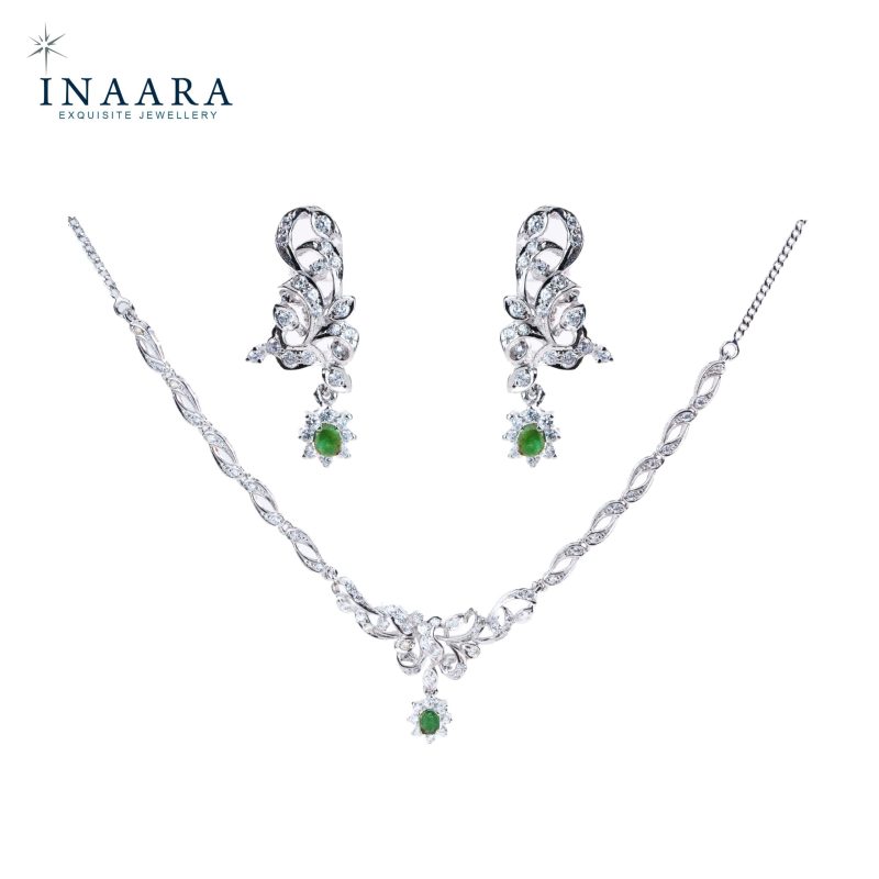 Emerald Necklace Set