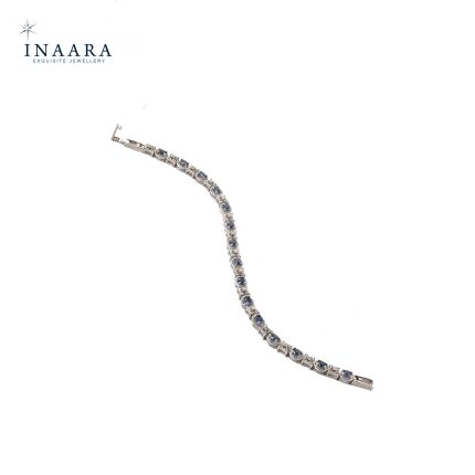 Blue Oval Bracelet 1