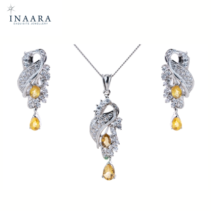 Golden Topaz Pendant 2