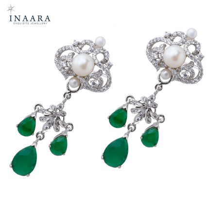 Classic tri-pear Earrings 1