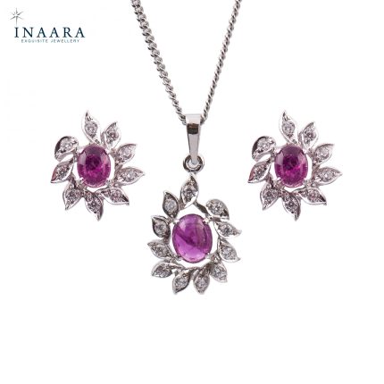 Flower Pendant Set