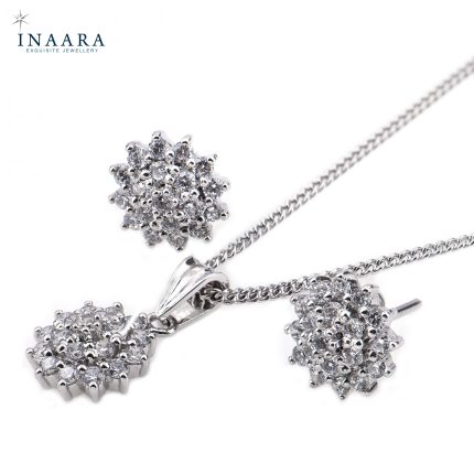 Round Cluster Pendant Set 1