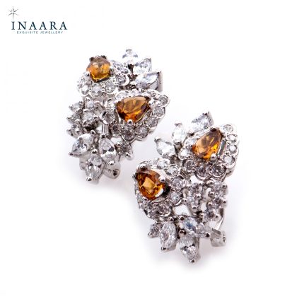 Pear Flowery Earrings 1