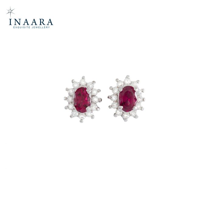 Real Ruby Earrings – Oval Real Ruby Earrings – Oval
