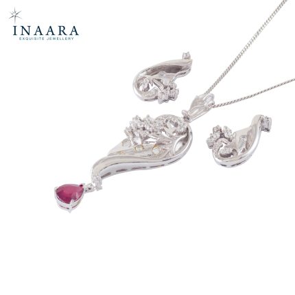 Precious Ruby Pendant Set 1