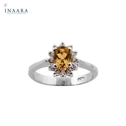 Golden Topaz Ring