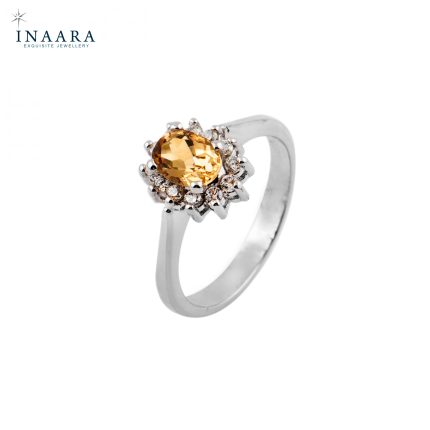 Golden Topaz Ring 1