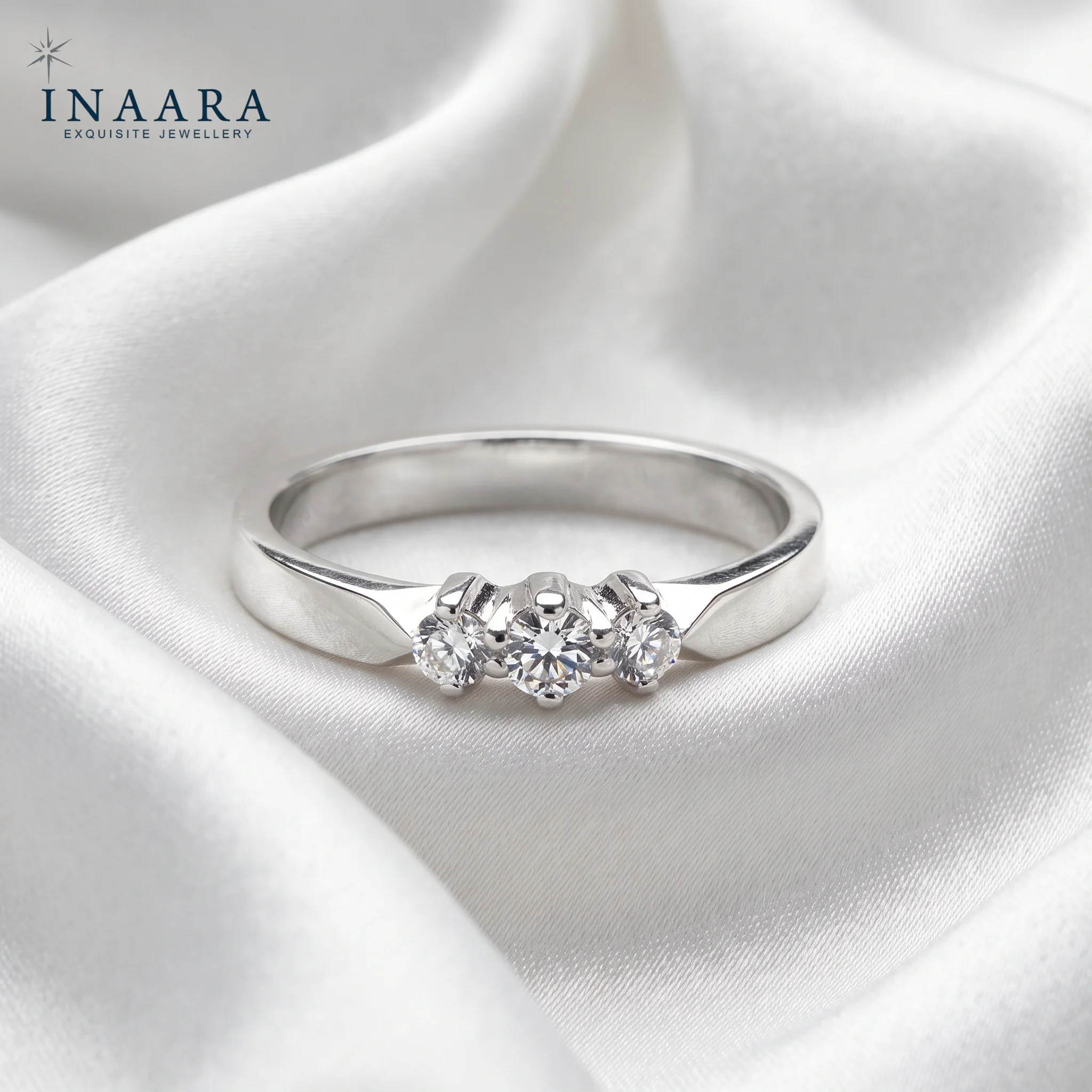 Princess-Cut Ring 3 Princess-Cut Ring - Image 1