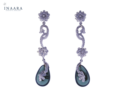 Dual Flower Earrings