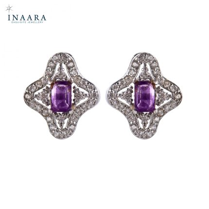 Elegant Amethyst Earrings