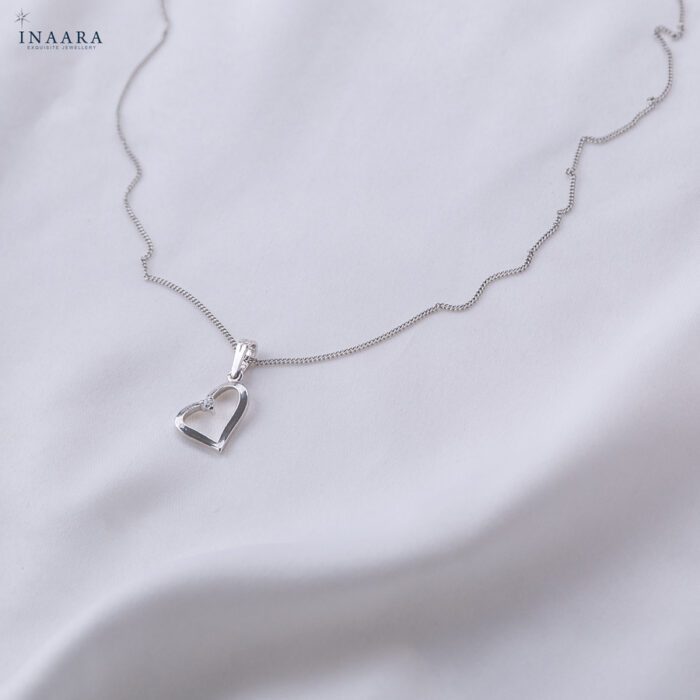 Halo Heart Pendant - Image 3