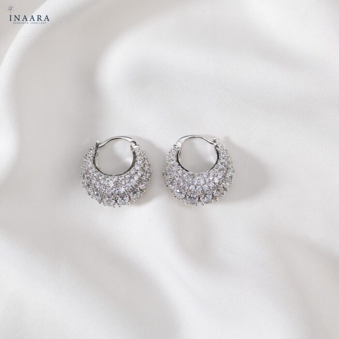 Crescent Hoop Earrings - Image 1