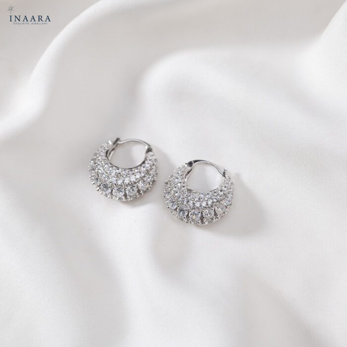 Crescent Hoop Earrings - Image 3