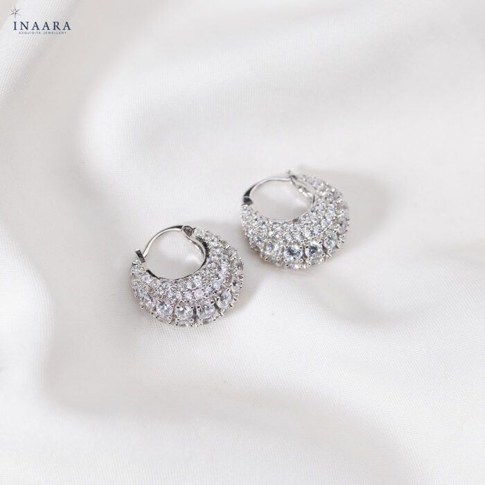 Crescent Hoop Earrings - Image 2