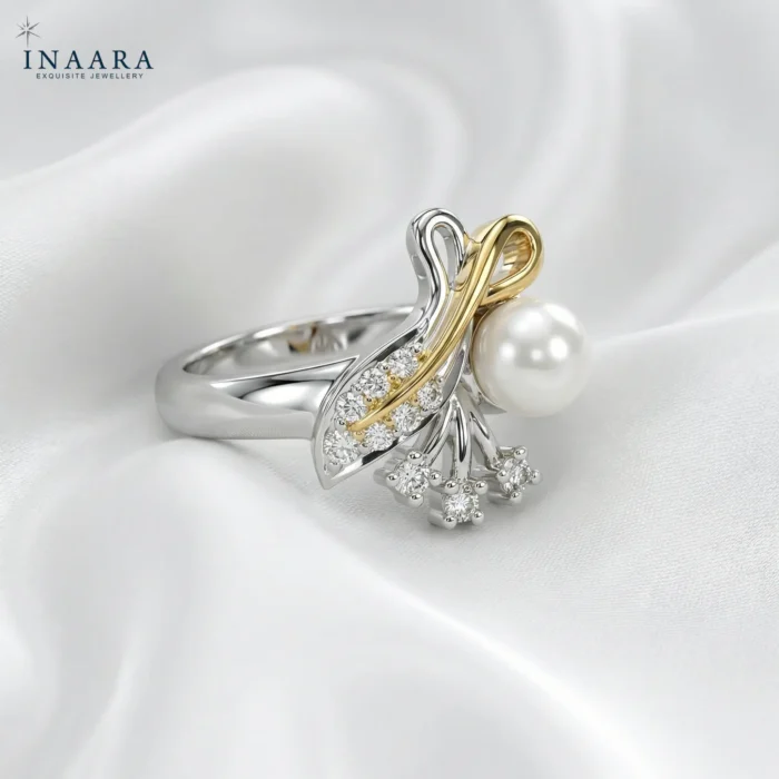 Ko Raya Ring Raya Pearl Ring - Inaara Exquisite Jewellery