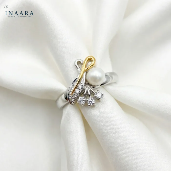Ko Raya Ring Raya Pearl Ring - Inaara Exquisite Jewellery
