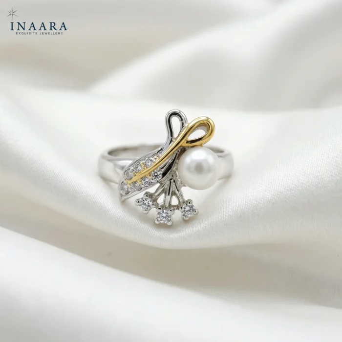 Ko Raya Ring Raya Pearl Ring - Inaara Exquisite Jewellery