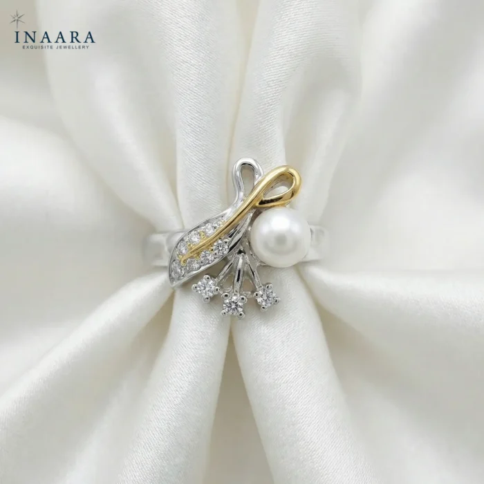 Ko Raya Ring Raya Pearl Ring - Inaara Exquisite Jewellery