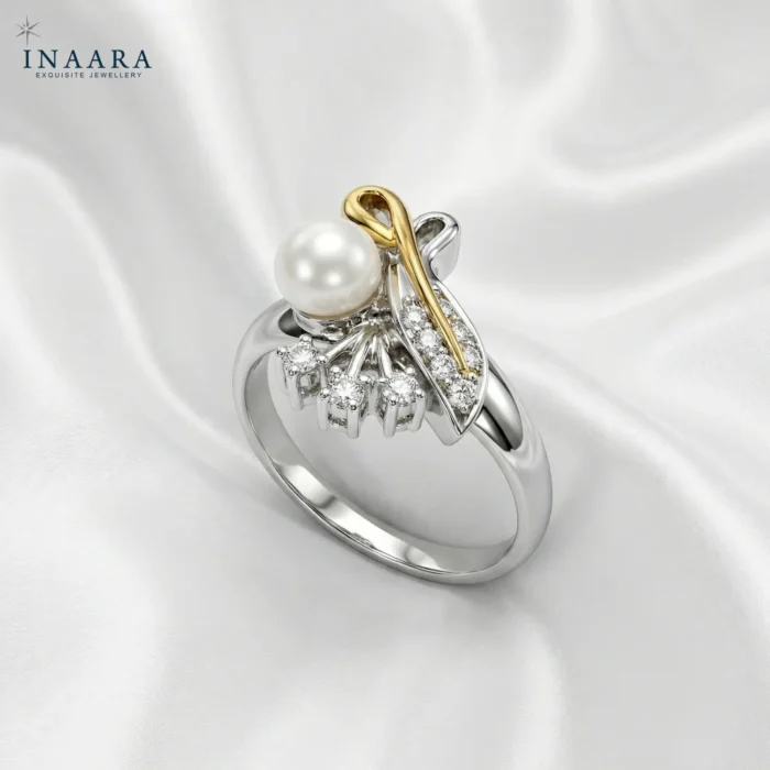 Ko Raya Ring Raya Pearl Ring - Inaara Exquisite Jewellery