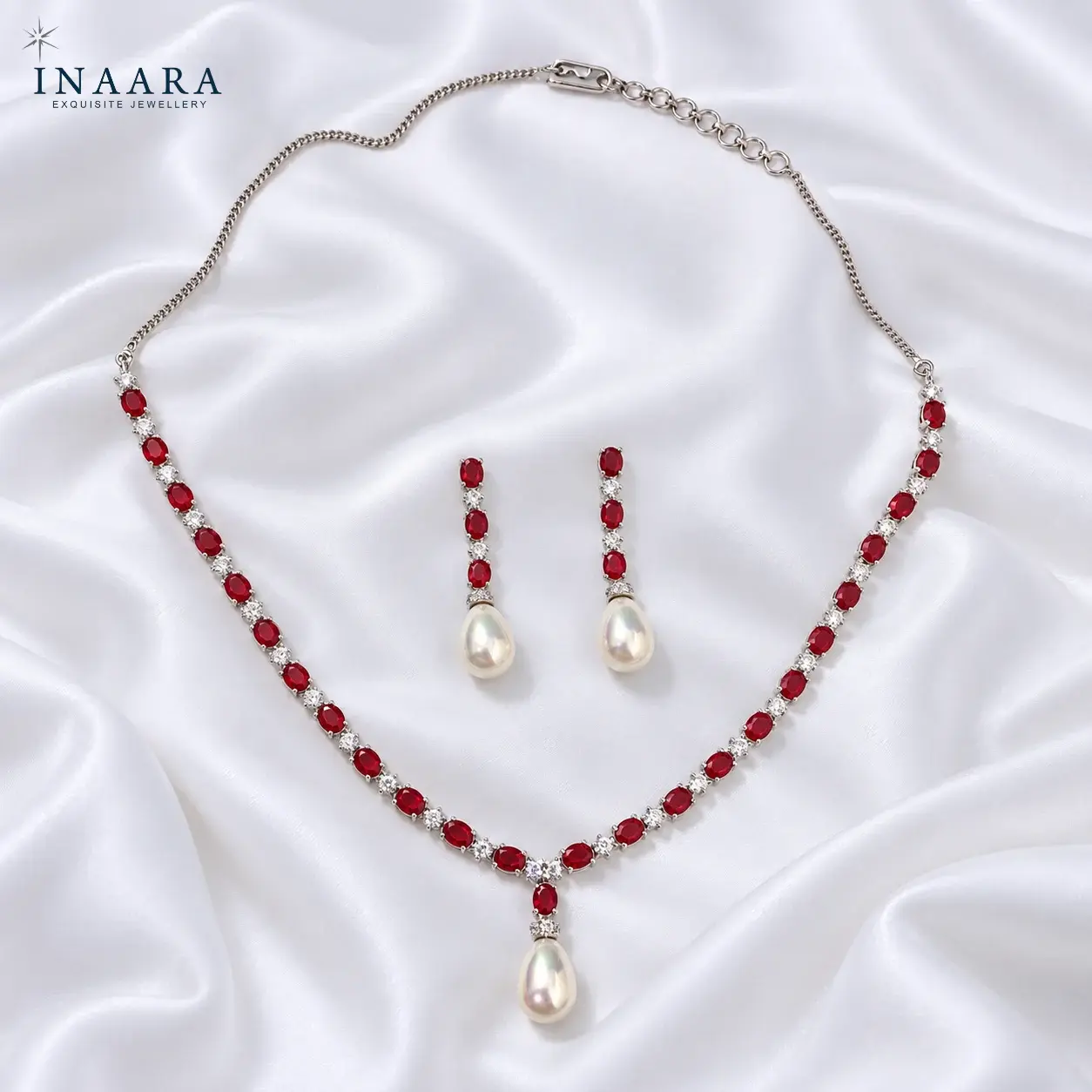 Elegant Rouge Necklace Set 5 Elegant Rouge Necklace Set - Image 1